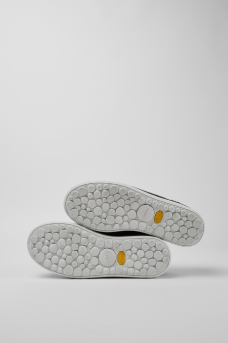 Camper De Design Pelotas Protect Schwarze Ledersneaker Für Herren