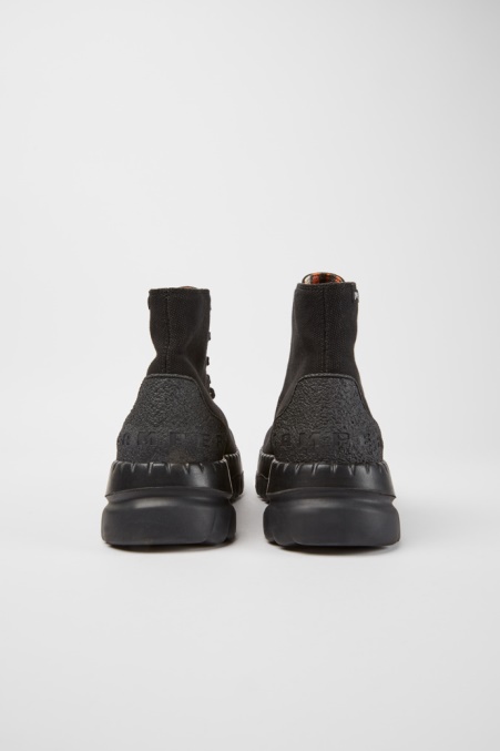 Design Teix Schwarze Gummi- Und Bci-baumwollstiefel Camper De