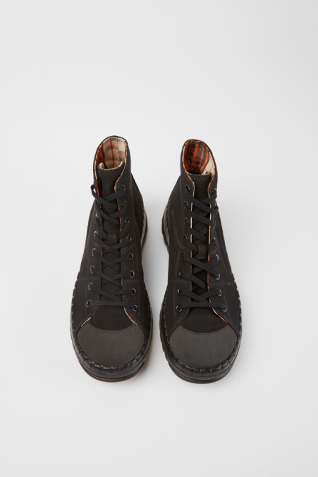 Design Teix Schwarze Gummi- Und Bci-baumwollstiefel Camper De