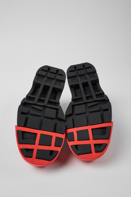 Exklusive Camper De Junction Schwarze Lederschuhe Für Herren