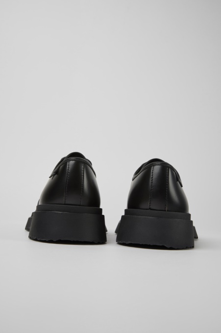 Camper De Design Walden Schnürschuhe Aus Schwarzem Leder Für Herren