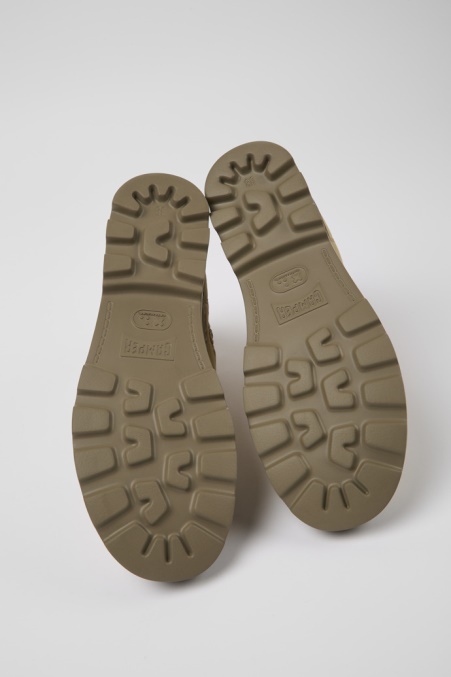 Camper De Brutus Beige Textil- Und Nubukstiefeletten Für Herren Neu Eingetroffen