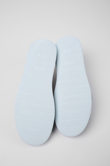 Camper De Wagon Blaue Textil- Und Nubukschuhe Für Herren Neu Eingetroffen