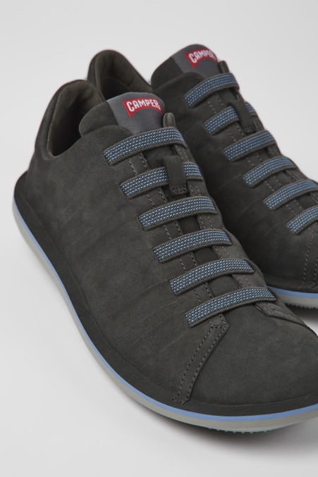 Camper De Design Käfer Grau Nubuk Schuhe Für Herren