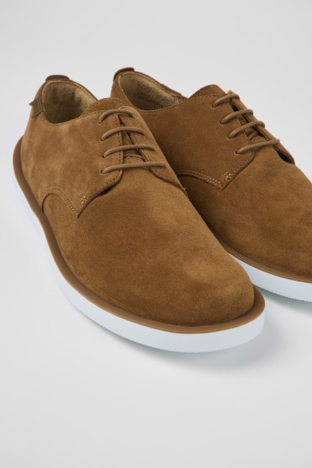 Design Wagen Braune Nubukschuhe Für Herren Camper De