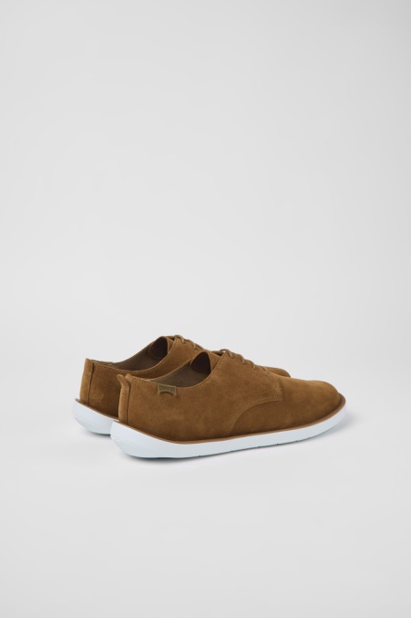 Design Wagen Braune Nubukschuhe Für Herren Camper De