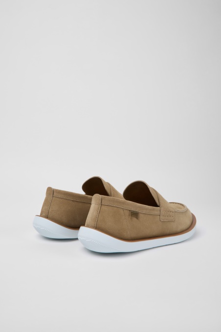 Exklusive Camper De Wagon Beige Nubukschuhe Für Herren