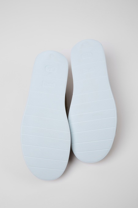 Exklusive Camper De Wagon Beige Nubukschuhe Für Herren