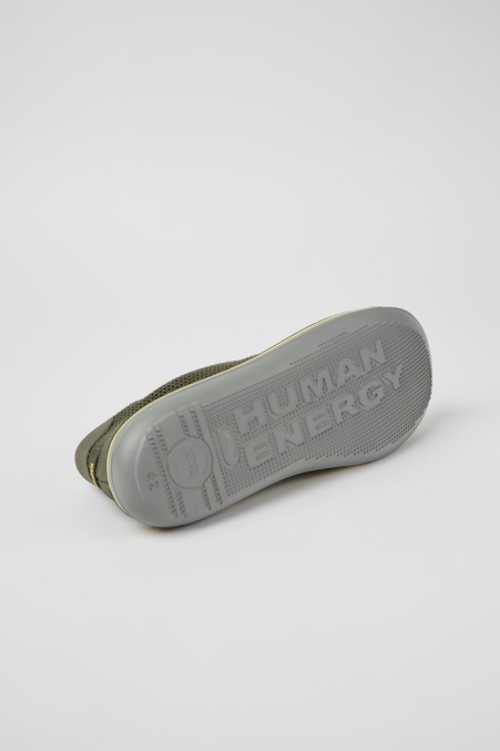 Camper De Beetle Green Textil- Und Nubukschuhe Für Herren Neu Eingetroffen