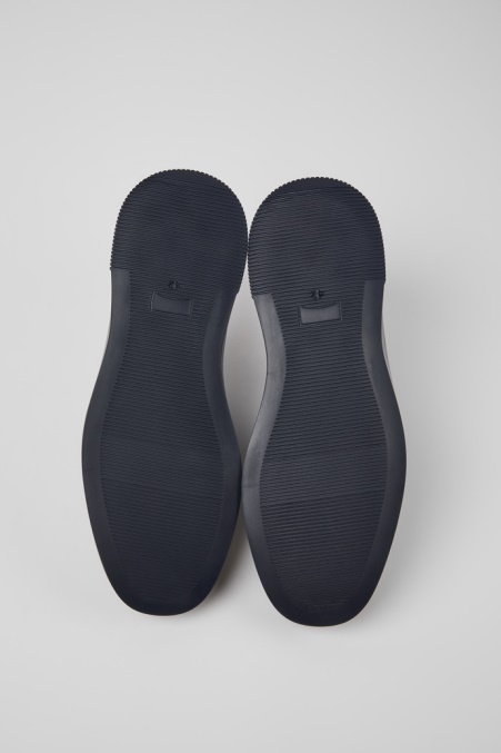 Camper De Design Bill Herrenschuhe Aus Dunkelgrauem Leder Und Nubukleder