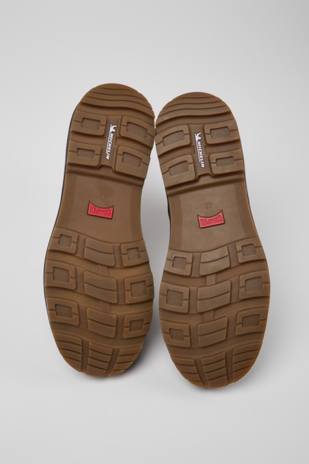 Design Brutus Trek Michelin Dunkelgrüne Nubukstiefeletten Für Herren Camper De