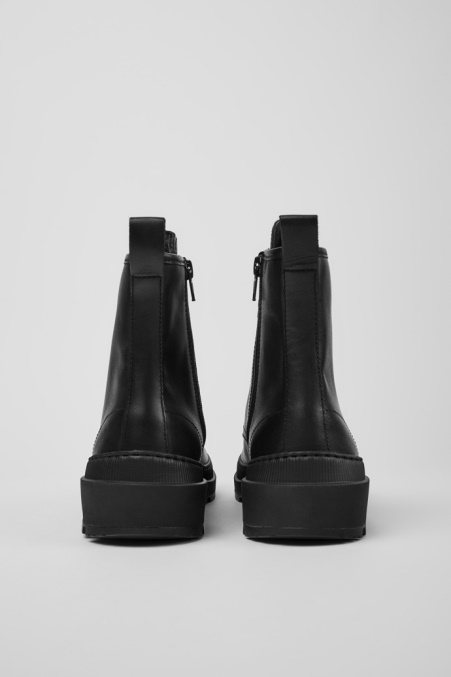 Brutus Trek Michelin Schwarze Lederstiefeletten Für Herren Exklusiv Camper De