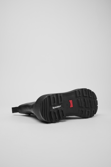 Brutus Trek Michelin Schwarze Lederstiefeletten Für Herren Exklusiv Camper De