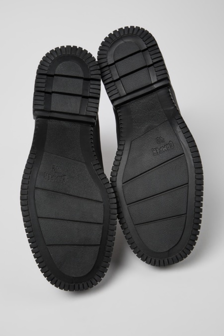 Pix Graue Und Schwarze Chelsea-stiefel Aus Leder Für Herren Exklusiv Camper De