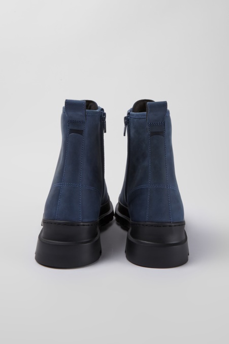 Camper De Design Brutus Blaue Gewachste Nubuk-schnürstiefel