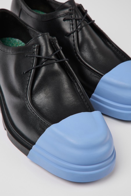 Camper De Design Junction Schwarze Lederschuhe Für Herren