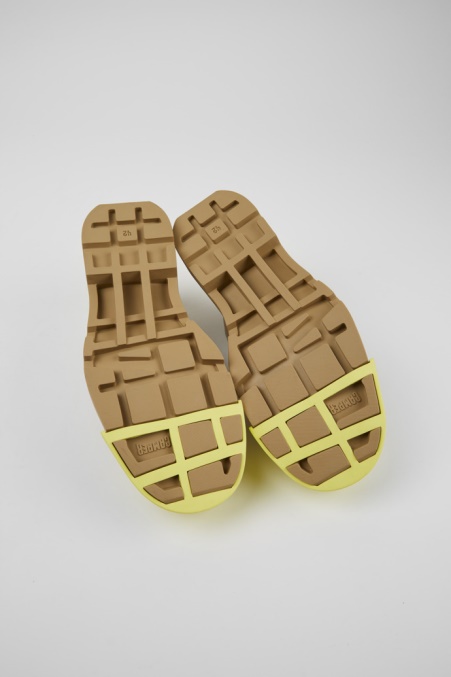 Design Junction Beige Lederschuhe Für Herren Camper De