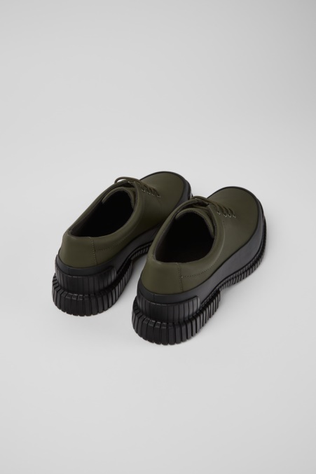 Camper De Pix Smarter Grüner Schnürschuh Für Herren Neu Eingetroffen