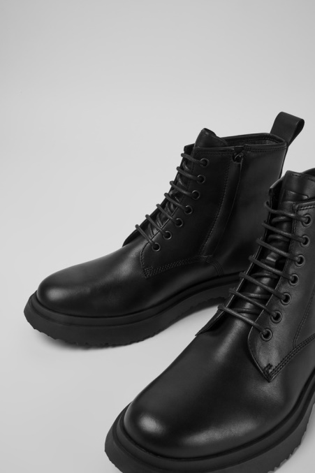 Walden Smart Black Halbhohe Schnürstiefel Für Herren Exklusiv Camper De