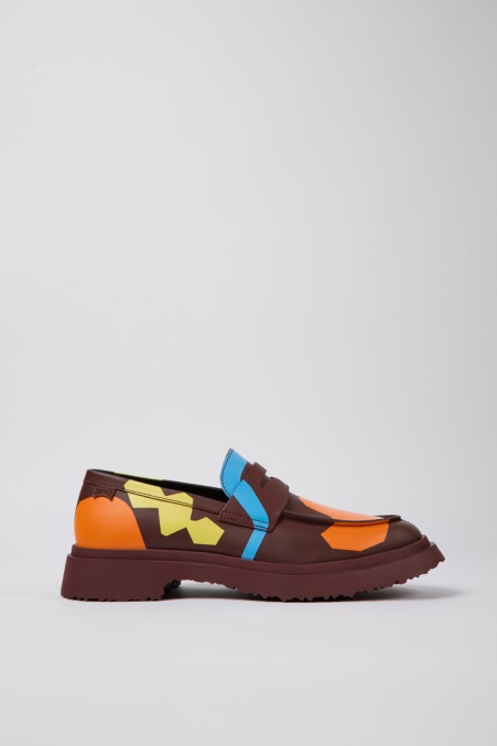 Design Twins Bunt Bedruckter Loafer Für Herren Camper De