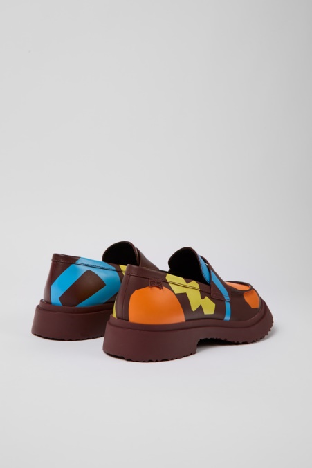 Design Twins Bunt Bedruckter Loafer Für Herren Camper De