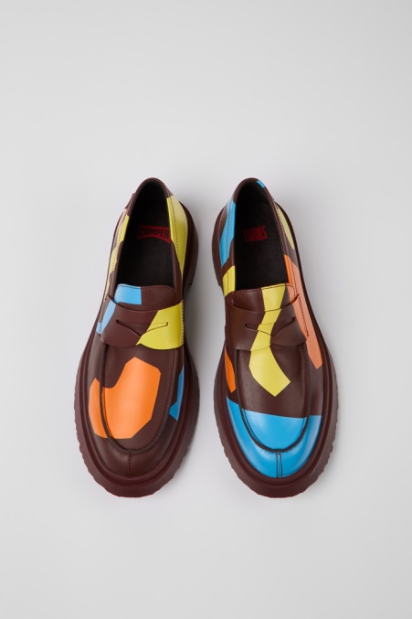 Design Twins Bunt Bedruckter Loafer Für Herren Camper De