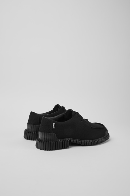 Camper De Design Pix Schwarze Herrenschuhe Aus Recycelter Baumwolle