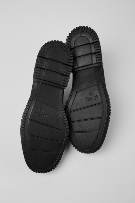 Camper De Design Pix Schwarze Herrenschuhe Aus Recycelter Baumwolle