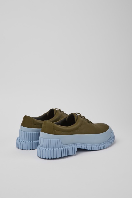 Pix Herrenschuhe Aus Grünem Und Blauem Leder Exklusiv Camper De