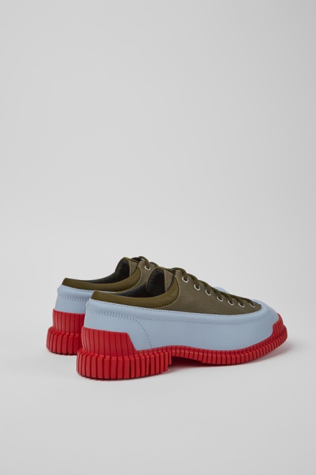 Camper De Pix Grün-blaue Herrenschnürschuhe Neu Eingetroffen