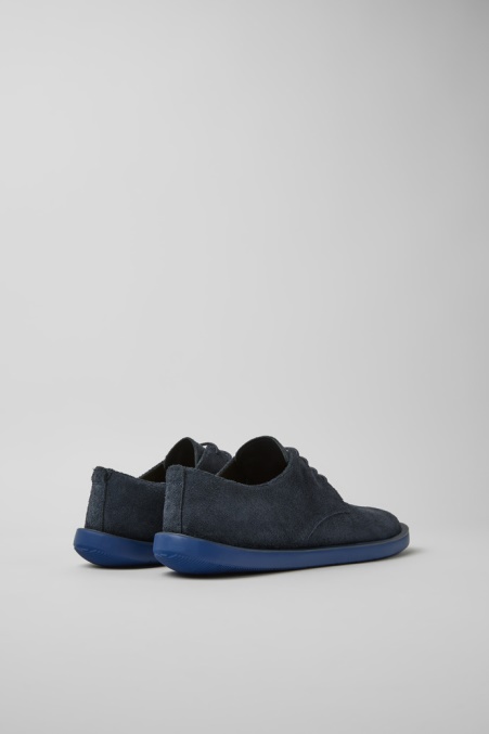 Camper De Design Wagon Blaue Nubukschuhe Für Herren