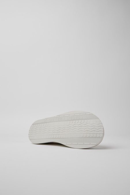 Neuankömmlinge Von Camper De Twins Aus Weiß Bedrucktem Leder Zum Schnüren Für Herren