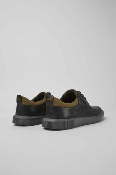 Design Bill Schwarze Lederschnürschuhe Camper De