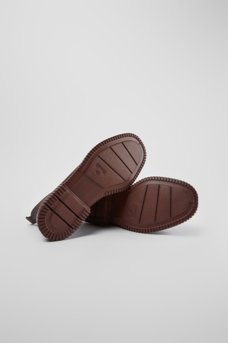 Camper De Pix Weinrote Schnürstiefel Aus Leder Neu Eingetroffen