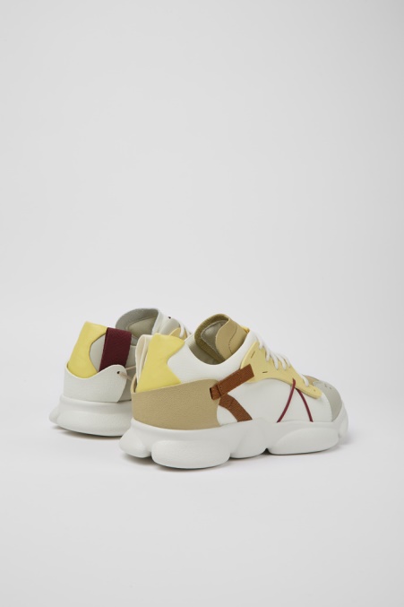 Neu Eingetroffene Sneaker Von Camper De Twins Aus Mehrfarbigem Leder Und Textil Für Herren