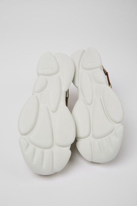 Neu Eingetroffene Sneaker Von Camper De Twins Aus Mehrfarbigem Leder Und Textil Für Herren