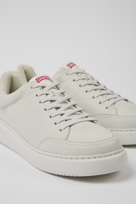 Runner K21 Weiße Ungefärbte Ledersneaker Für Herren Camper De Neu Eingetroffen