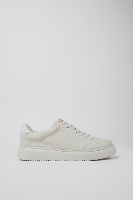 Runner K21 Weiße Ungefärbte Ledersneaker Für Herren Camper De Neu Eingetroffen