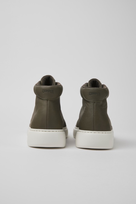 Runner K21 Grüne Ledersneaker Für Herren Camper De Neu Eingetroffen