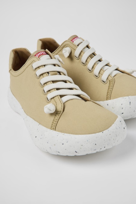 Peu Stadium Beige Textilsneaker Für Herren Exklusiv Camper De