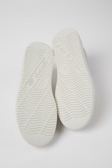 Runner K21 Weißer Sneaker Aus Ungefärbtem Leder Und Nubukleder Für Herren Exklusiv Camper De