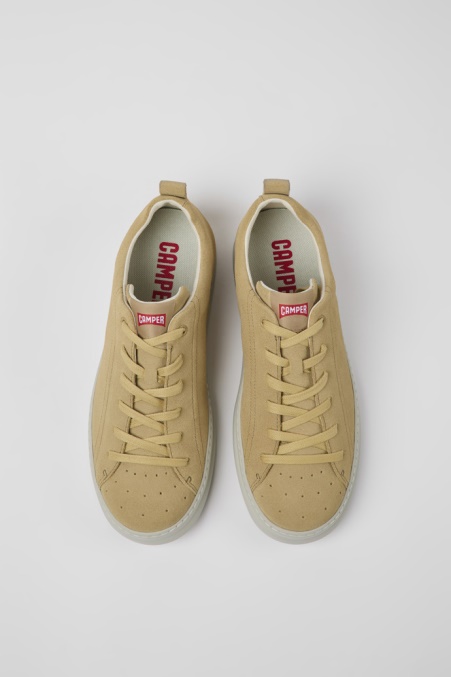 Camper De Runner Beige Nubuk Turnschuhe Für Herren Neu Eingetroffen