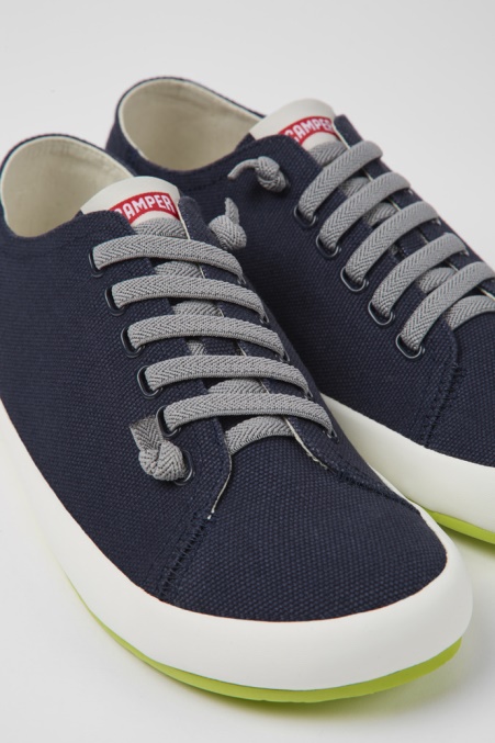 Peu Rambla Blaue Textilsneaker Für Herren Exklusiv Camper De
