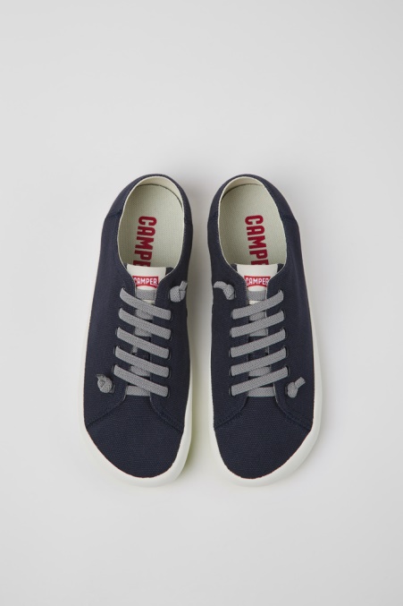 Peu Rambla Blaue Textilsneaker Für Herren Exklusiv Camper De