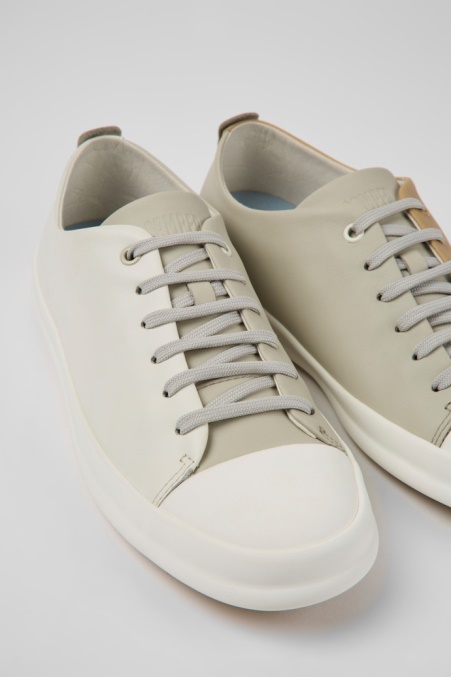 Camper De Design Twins Mehrfarbige Lederschuhe Für Herren