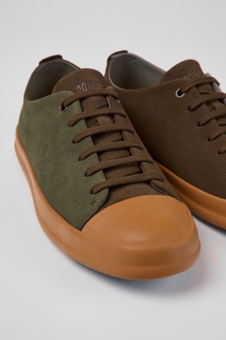 Camper De Design Twins Mehrfarbige Nubukschuhe Für Herren