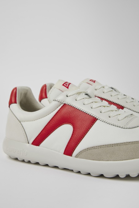 Pelotas Xlite Weiß-rote Sneaker Aus Textil Und Leder Für Herren Exklusiv Camper De