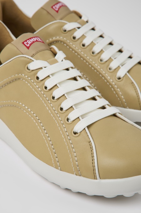 Pelotas Xlite Beige Ledersneaker Für Herren Camper De Neu Eingetroffen