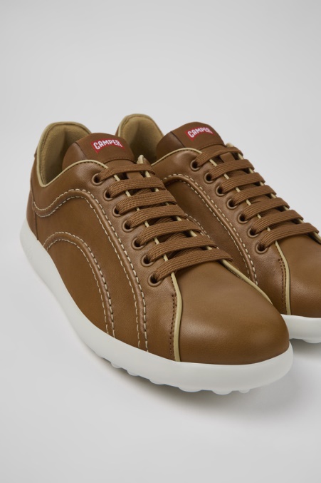 Exklusive Camper De Pelotas Xlite Braune Ledersneaker Für Herren