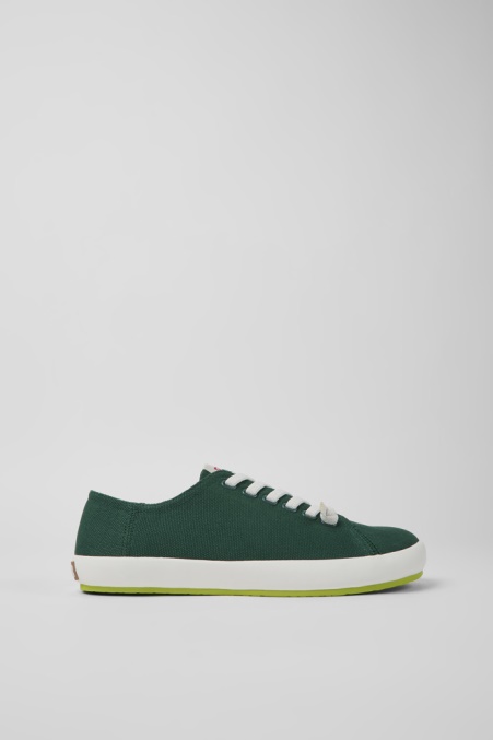 Design Peu Rambla Grüne Textilsneaker Für Herren Camper De